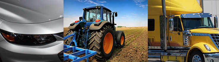 Martin Senour Hero Image for Markets we serve including Collision Repair, Custom Restoration, Industrial and Farm.